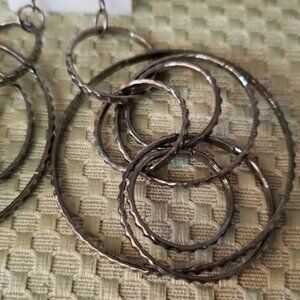 Dangle Earrings + Small Bag by Bare Escentuals 2 items in bronze